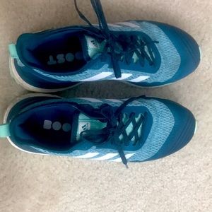 Blue adidas boost like new
